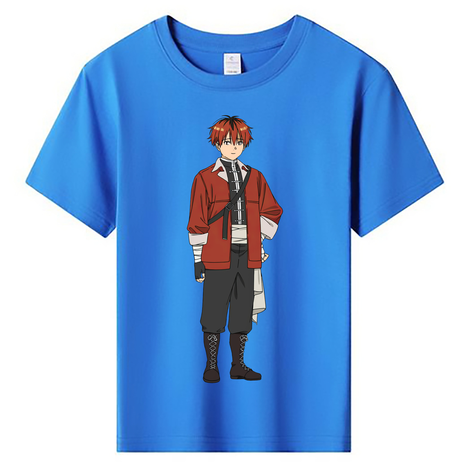 （画像用） 葬送のフリーレン Frieren 綿100％キッズTシャツ（フロントプリント）